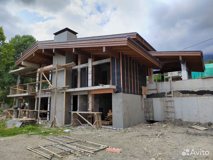 Строительство домов из профилированного бруса ключ