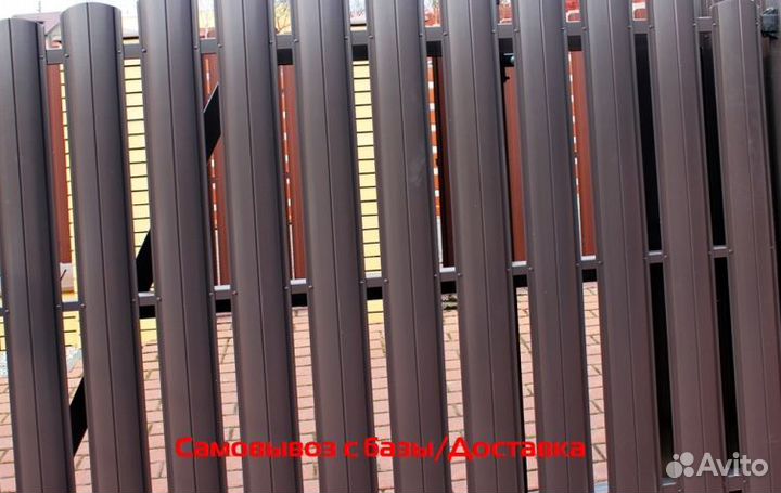 Штакетник металлический