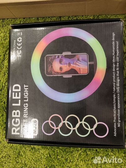 Кольцевая лампа со штативом бу