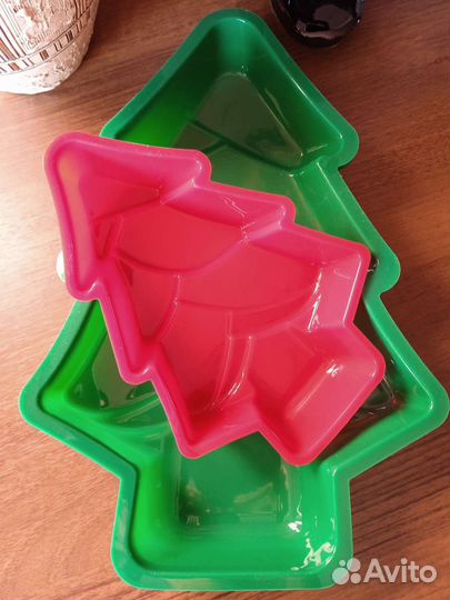 Силиконовые формочки, набор