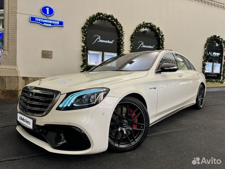 Mercedes-Benz S-класс AMG 4.0 AT, 2017, 82 000 км