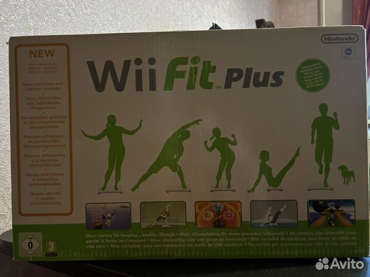 Nintendo wii+игры+wii fit plus