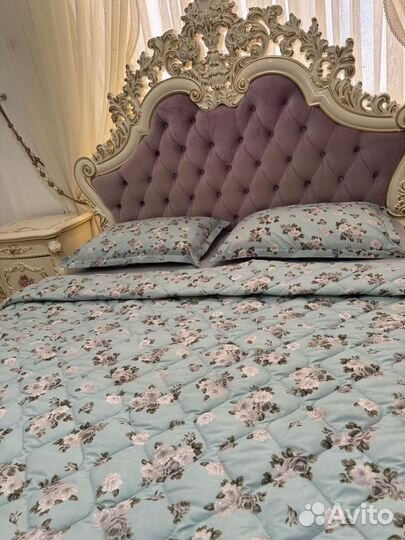 Постельное белье сатин евро