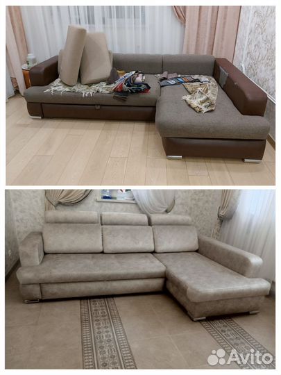 Перетяжка мягкой мебели