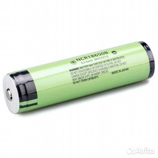 Аккумулятoр NCR18650B с выпуклым плюсом 3400 mAh