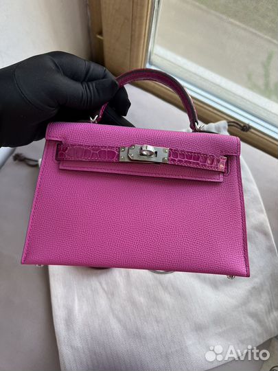 Сумка Hermes Mini kelly limited madame/croco