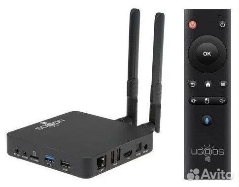Смарт тв приставка ugoos AM6B plus 4/32