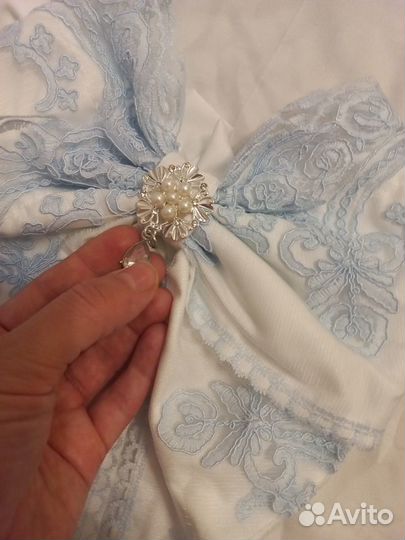 Уголок на выписку шикарный и бант