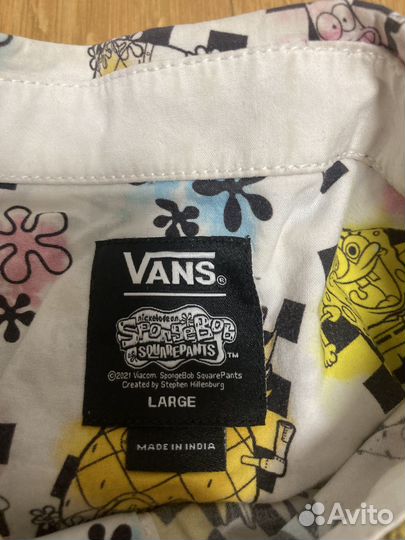 Рубашка vans spongebob