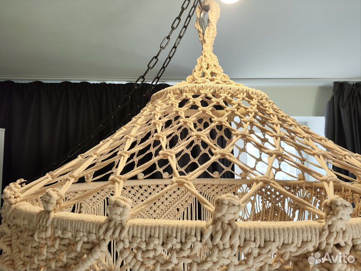 Подвесное кресло,ручной работы, новое
