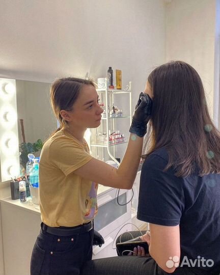 Оформление бровей