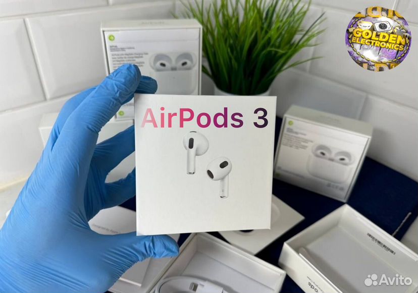 AirPods 3 Huilian 247B "Гироскоп + Топ микрофон"