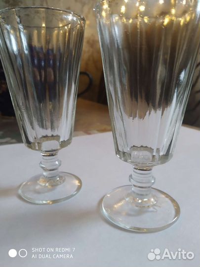 Легендарная граненная рюмка лафитник с клеймом дхз