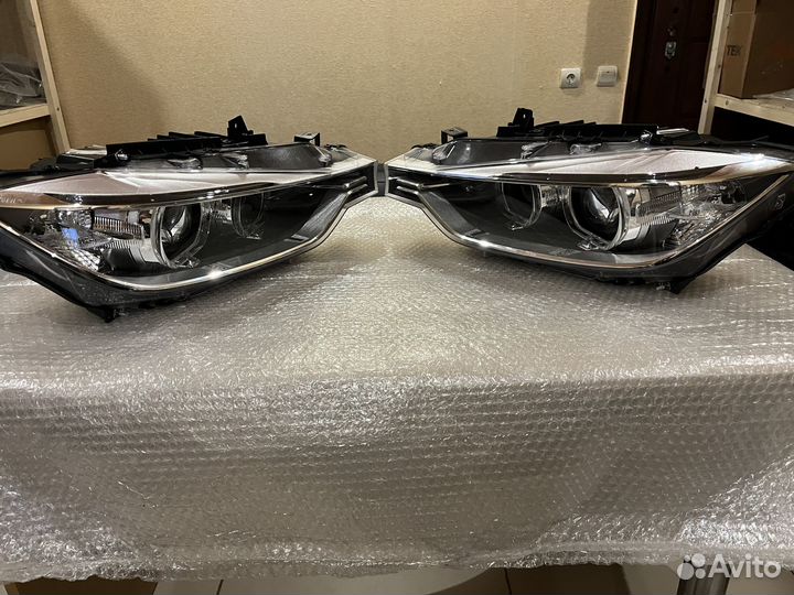 Комплект передних фар BMW F30 дорестайлинг
