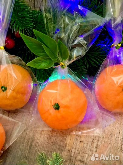 Мандаринки из мыла