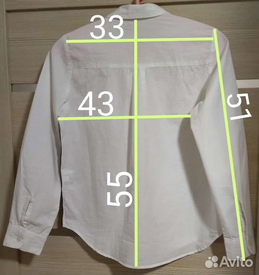 Рубашка для девочки 140