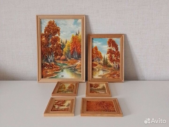 Картина из янтаря
