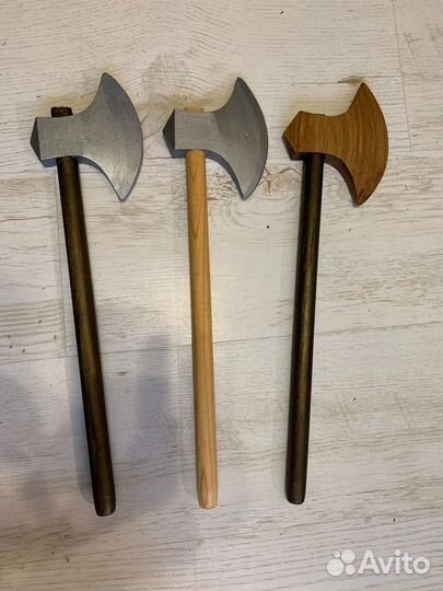 Меч и Щит деревянный, Топорик, Секира, Булава