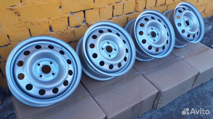 Штамп диски новые R15 / 6J/ 4*100/ ет48/ DIA54.1