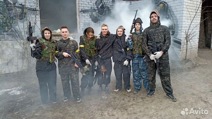 Страйкбол, пейнтбол, корпоративы, дни рождения