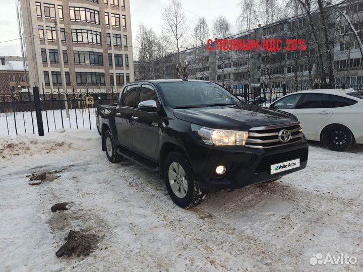 Toyota Hilux 2.4 МТ, 2019, 197 545 км