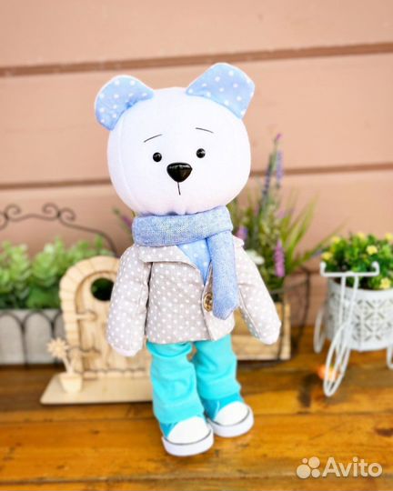 Мишка тедди игрушка ручная работа