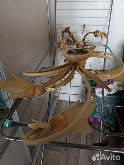 Люстра потолочная бу и 2 шт бра настенные-продано