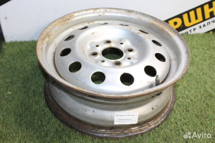 Диск штамп R14 ваз silver
