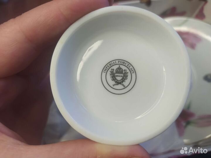 Чайный набор фарфор 2 предмета