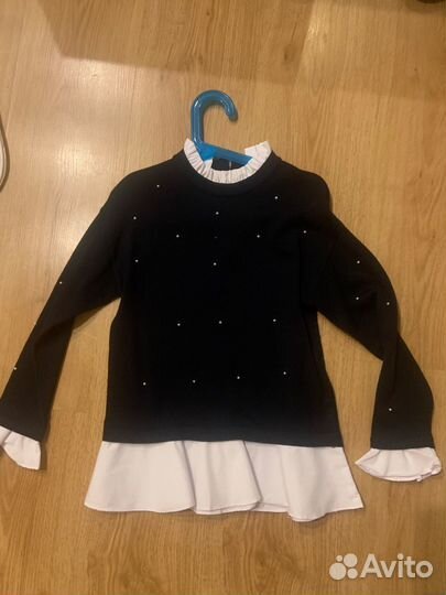 Кофта для девочки, школьная, рост 128