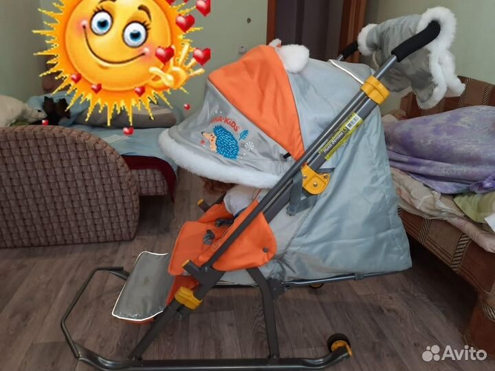 Детские санки коляска бу