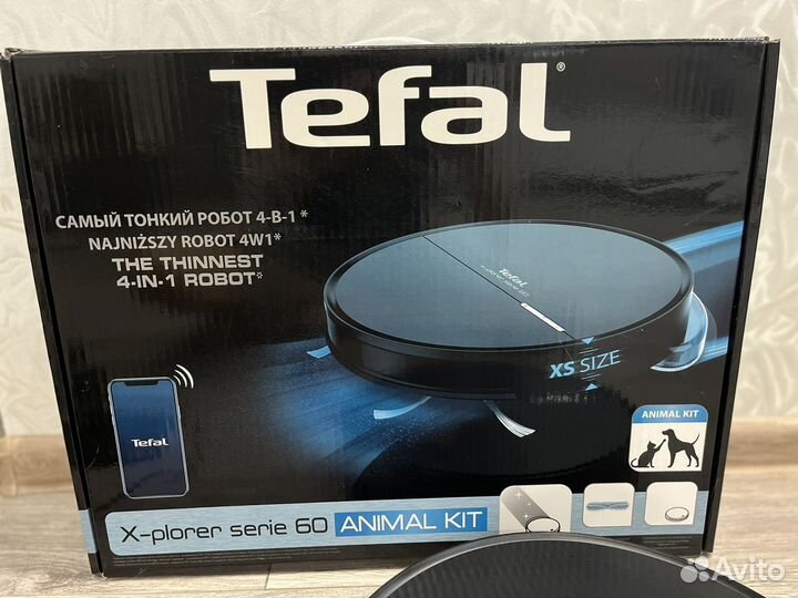 Робот пылесос tefal explorer serie 60