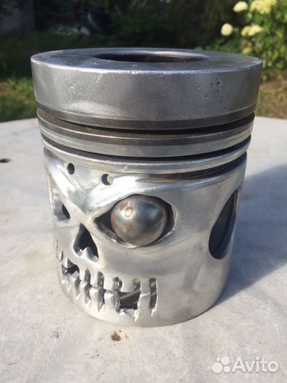 Интерьерная пепельница/подсвечник из металла