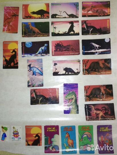 Вкладыши от жвачек 90 х