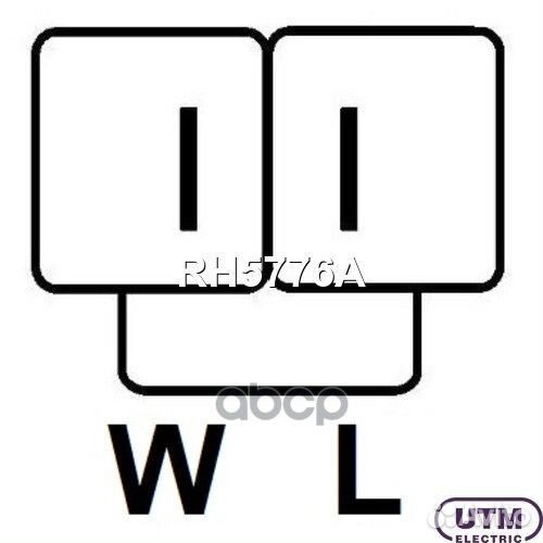 Регулятор генератора + щеткодержатель RH5776A Utm