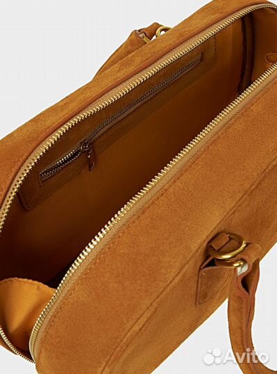 Сумка из натуральной замши Love republic