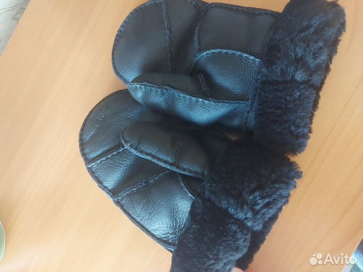 Варежки мужские натуралка