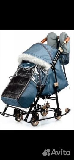 Детские санки коляска