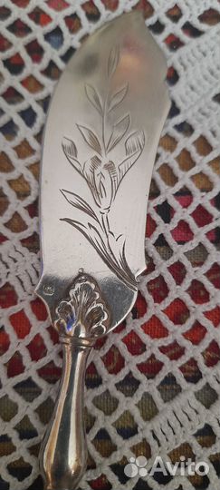 Антикварный набор для десерта.серебро.Франция