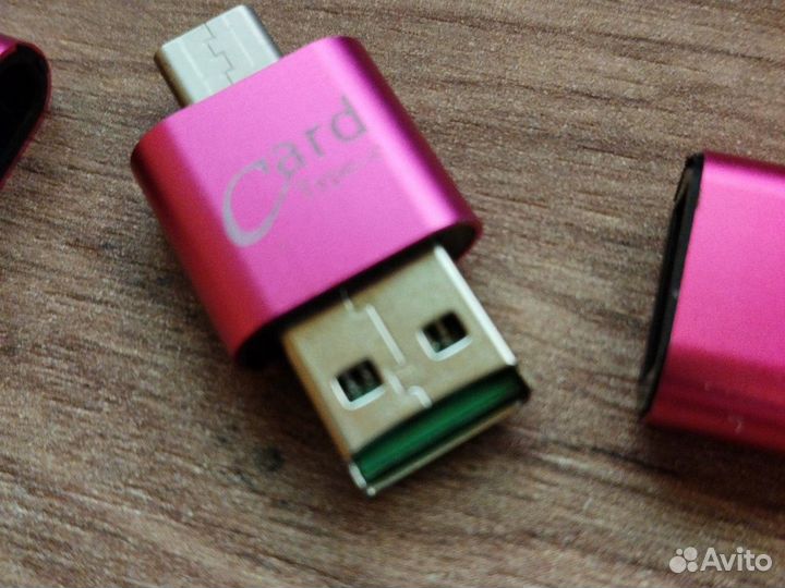 Картридер, подключение type-C USB и USB