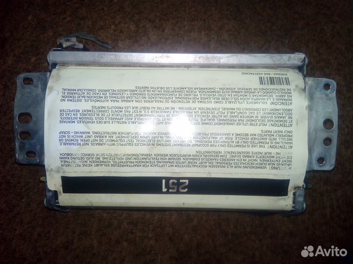 Подушка безопасности Mercedes ml w164