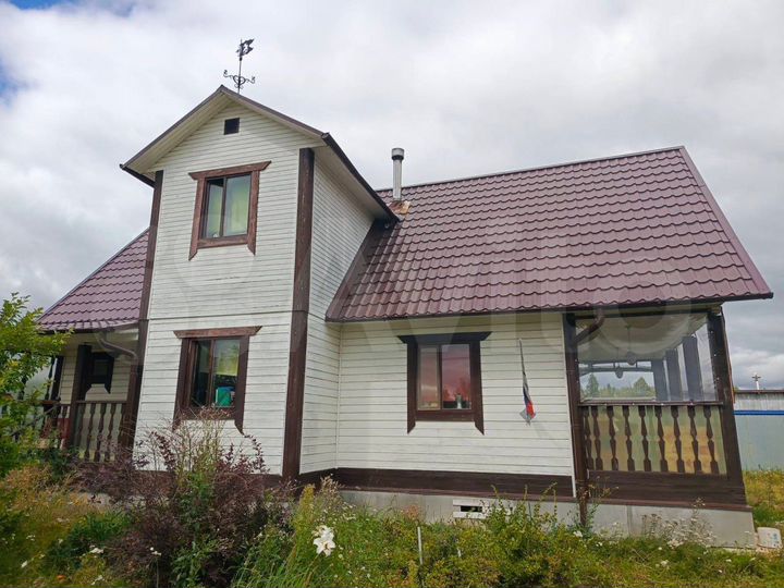 Дом 105,9 м² на участке 9,9 сот.