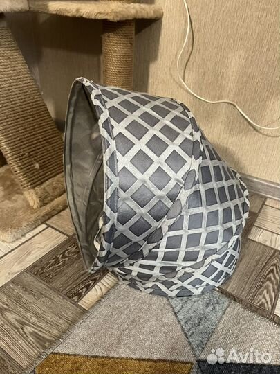 Домик лежанка для кошки тоннель triol