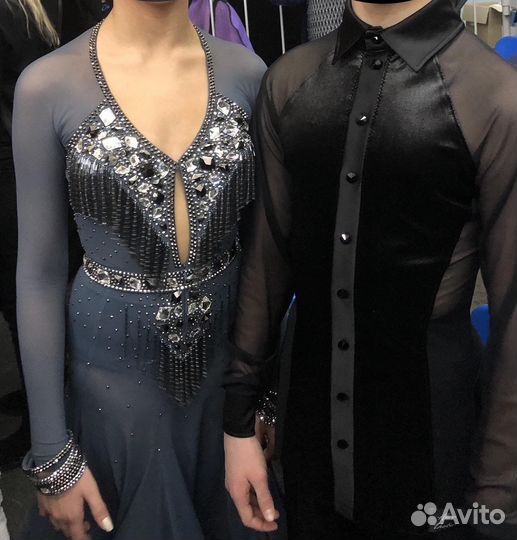 Платье для бальных танцев латина ю2- молодежь