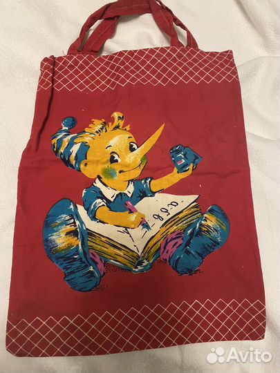 Х/б сумка школьная для обуви