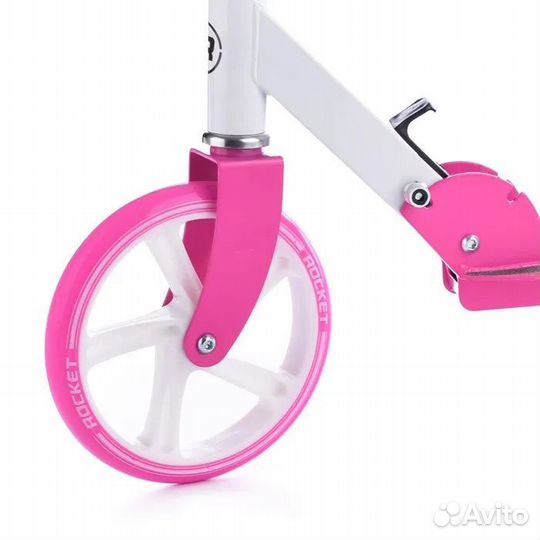Самокат rocket R0093, 200 мм, розовый