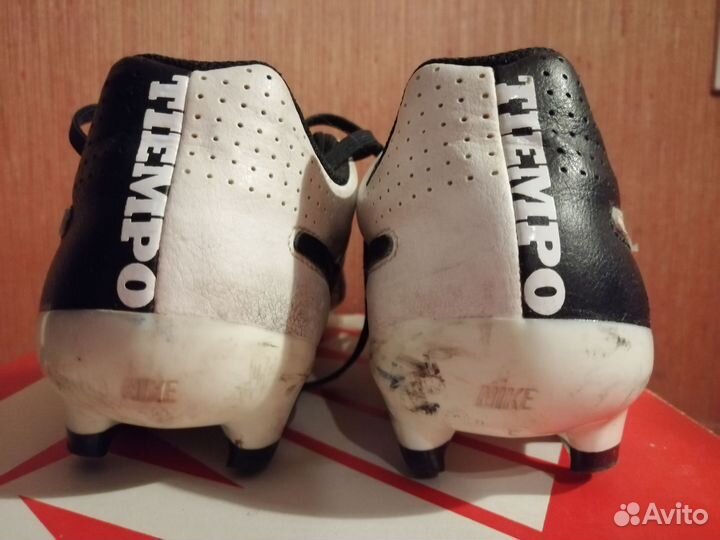 Бутсы Nike Tiempo. Кожа. 40