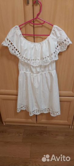 Платье летнее белое