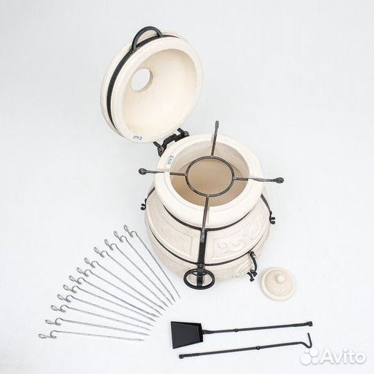 Тандыр Сармат Скиф с откидной крышкой