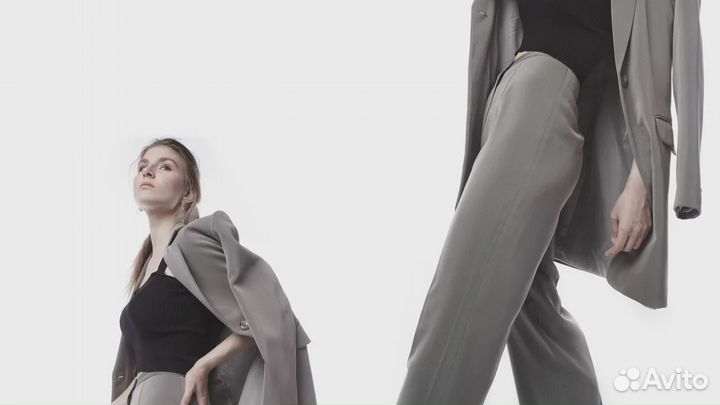 Винтажный Костюм двойка брючный
